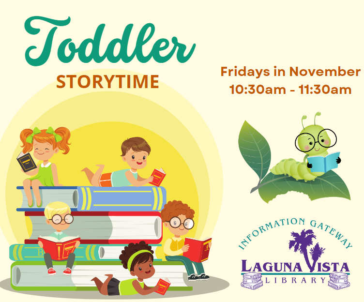 Toddler Storytime Friday's in November