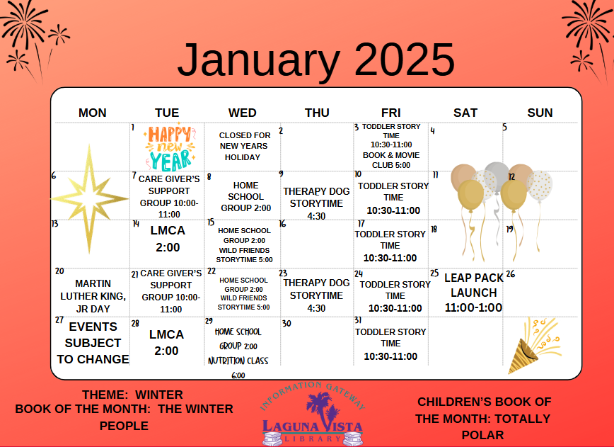 January Calendar